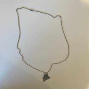 State of Maine charm necklace